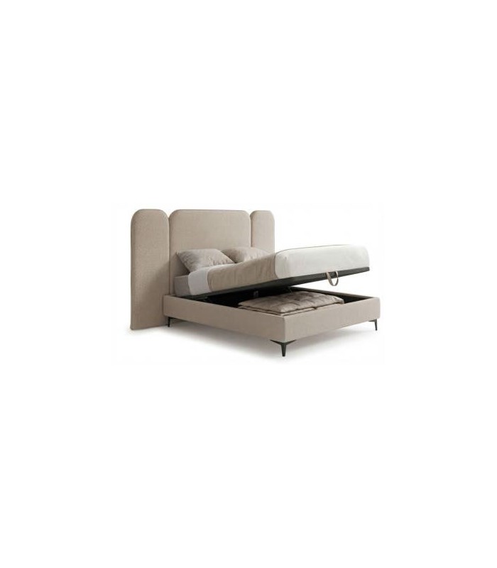Cama tapizada con canapé abatible ALVAR
