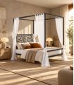Cama Dosel de Forja colección CARACOLES