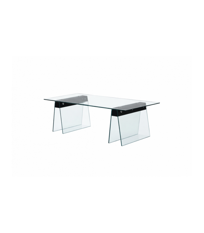 Mesa de centro de cristal templado SELENE