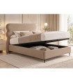 Cama moderna tapizada con canapé abatible NARA