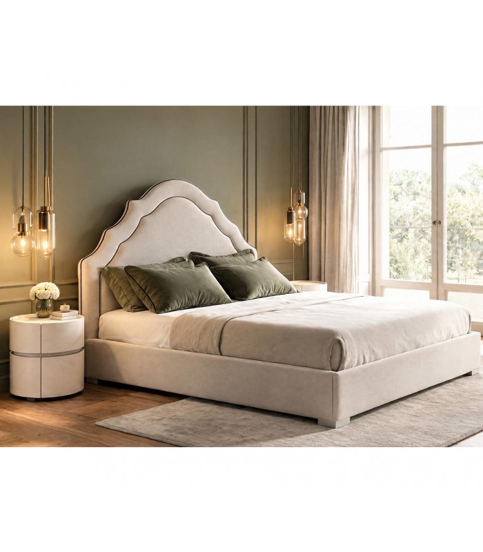Cama Tapizada Bellagio con Canapé Abatible