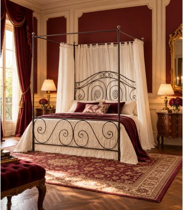 Cama con Dosel Colección CAPRI