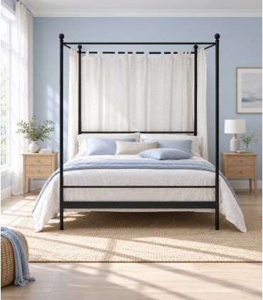 Cama con dosel de forja Modelo UNIVERSAL I
