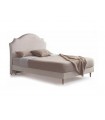 Cama Tapizada FLAVIO con Somier y Cabecero Curvo