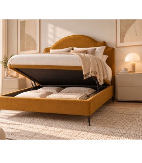 Cama con Canapé abatible tapizada FLAVIO