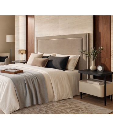 Cabecero de cama BESORA tapizado, Elegancia y diseño personalizable