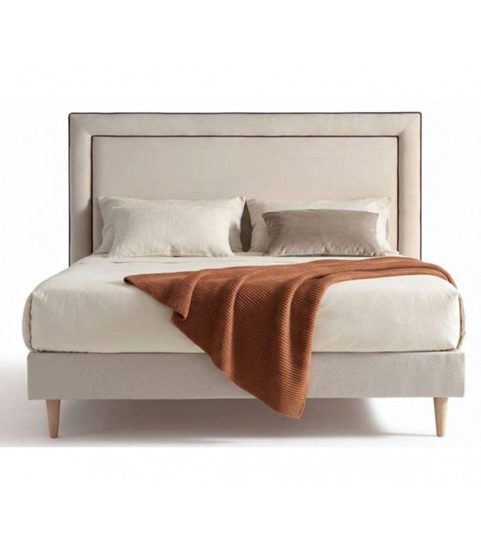 Cama BESORA con somier tapizado