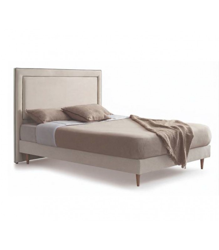 Cama BESORA con somier tapizado
