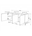 Mueble Aparador en Chapa de roble NANTES