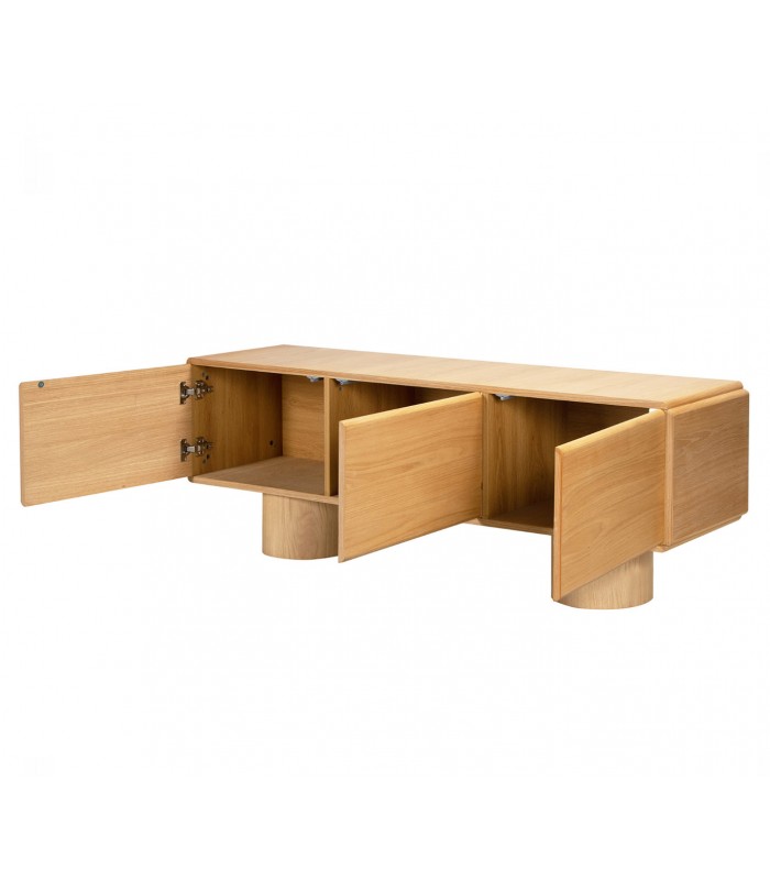 Mueble de televisión en Chapa de roble NANTES