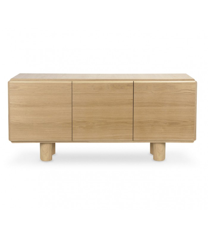 Aparador NANTES de madera de roble natural pata curva