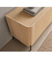 Mueble TV de Madera de fresno con tapa Efecto Mármol