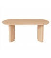 Mesa de comedor NIMES de chapa de roble natural