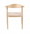 Set de 2 Sillas en madera maciza NIMES roble