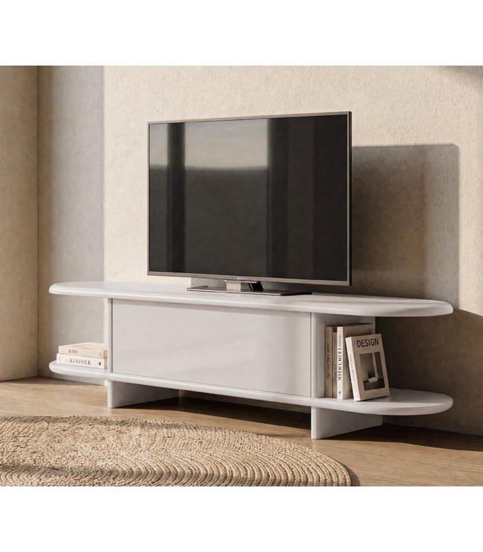 Mueble de televisión NIMES en color Piedra Brillo