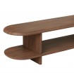 Mesa de televisión NIMES en madera de Nogal