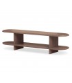 Mesa de televisión NIMES en madera de Nogal