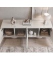 Mesa de TV ORLEANS Lacada Piedra Brillo Diseño Moderno