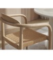 Set de 2 Sillas en madera de roble oscuro DOLMEN