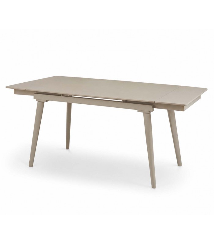 Mesa de Comedor Extensible JAKOB Tapa Porcelánica Arena