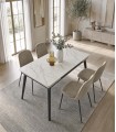 Mesa de Comedor Extensible JAKOB Negra
