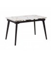 Mesa de Comedor Extensible JAKOB Negra