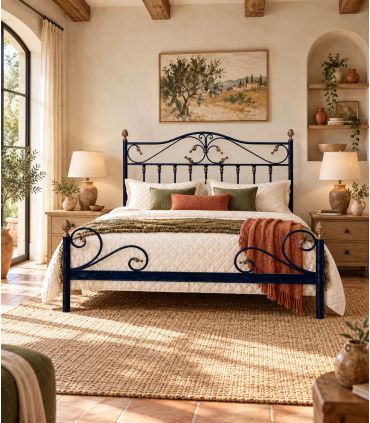 Cama de Forja Artesanal colección AFRICA III PB