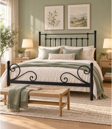 Cama de Forja Artesanal colección CONCHA PB