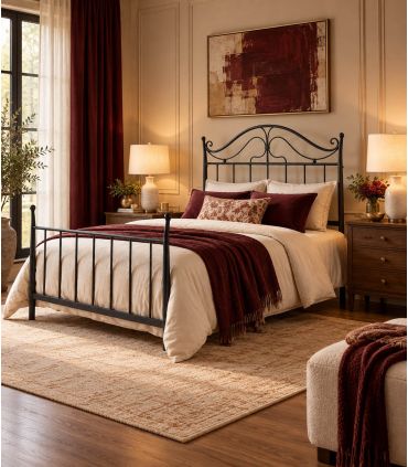 Cama de forja Mod. LOLA Piecero Universal