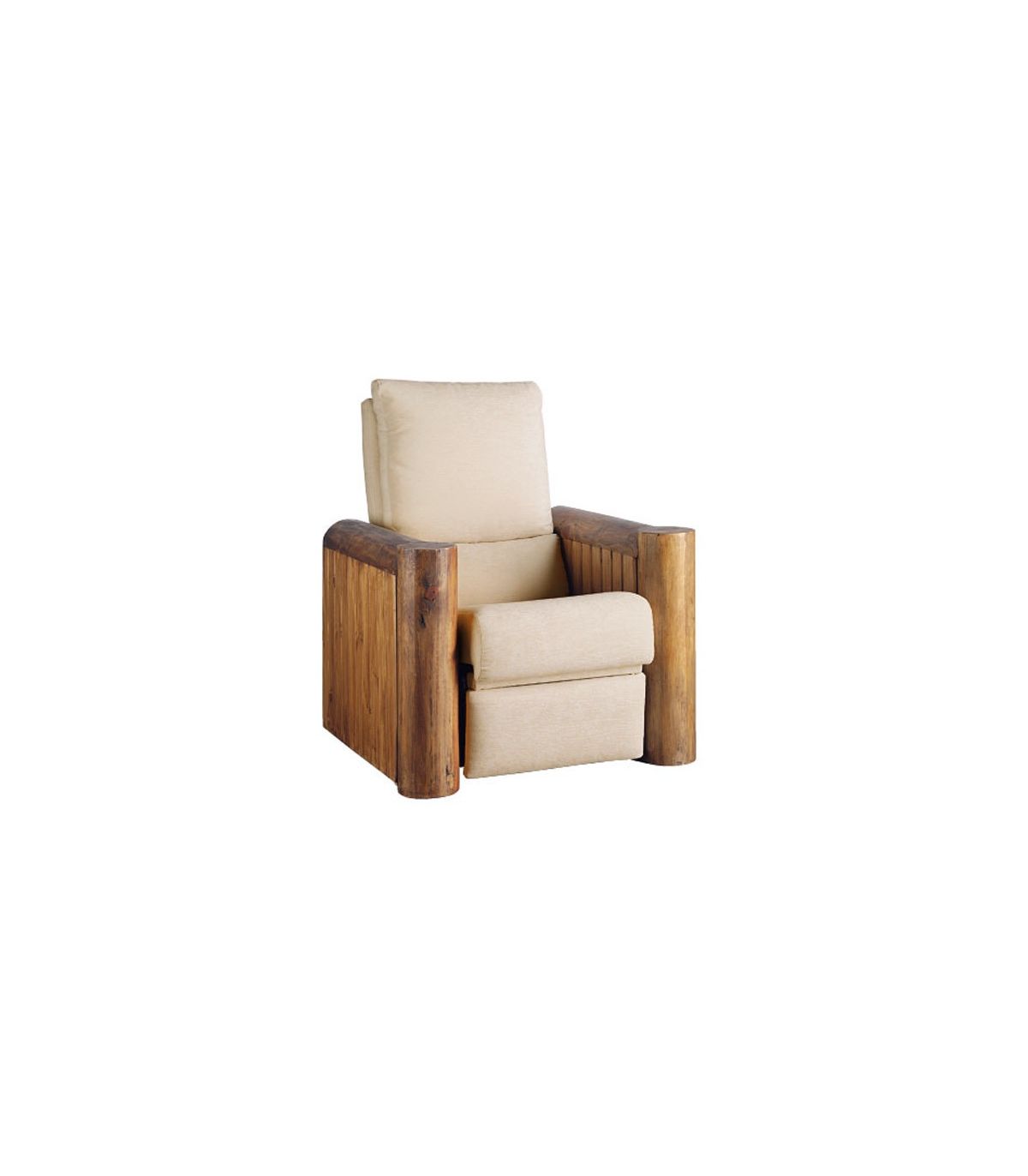 Sillón rústico de madera maciza de 1 plaza - Blog Myoc: Muebles rústicos de  madera maciza