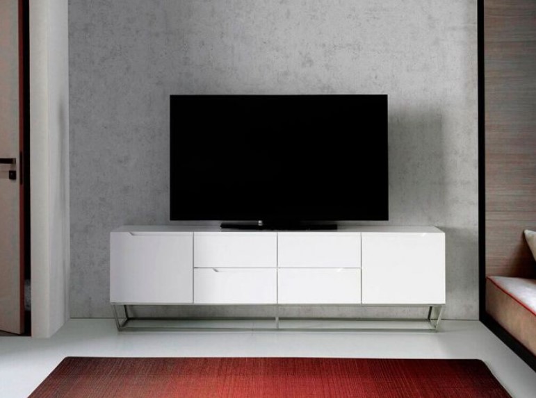 Mueble de televisión con patas de acero Sigma (Decoración Beltrán)