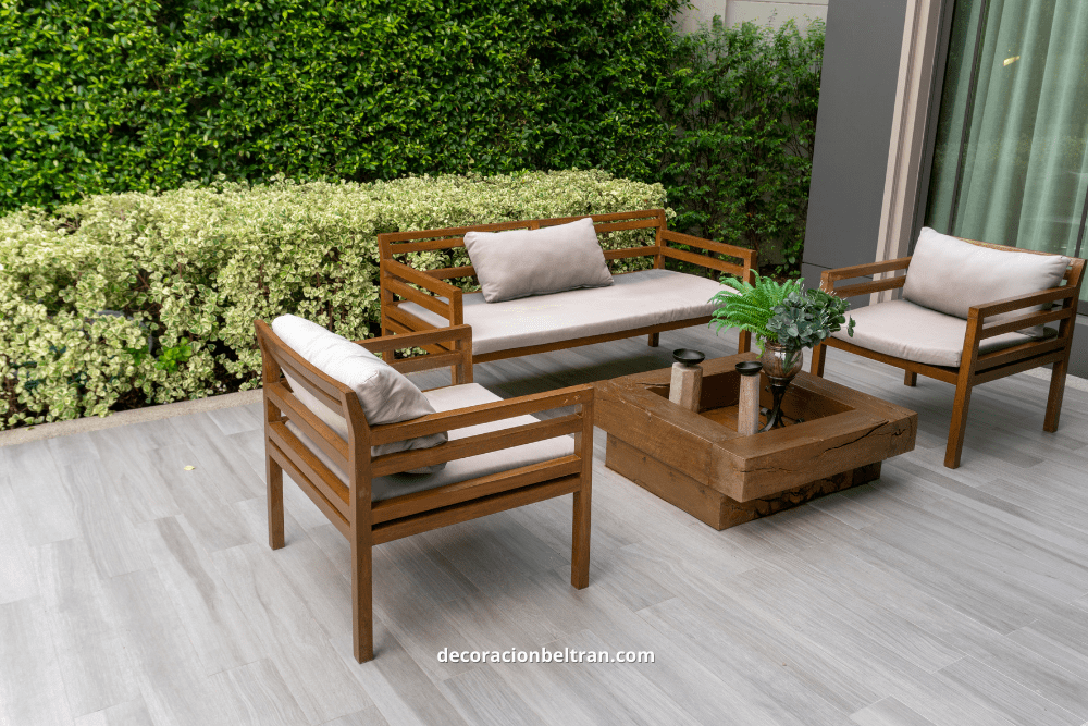 Cuál es el mejor material para los muebles de jardín? - Foto 1