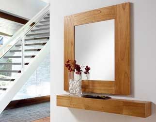 Espejos de madera