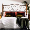 Ramón. ( BARCELONA ) Cabecero de cama para dormitorio de matrimonio de madera con forja colección Sandra